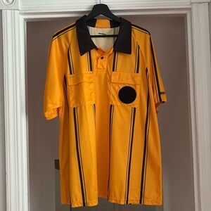 Kwik Goal Yellow and Black Premier Referee Jersey